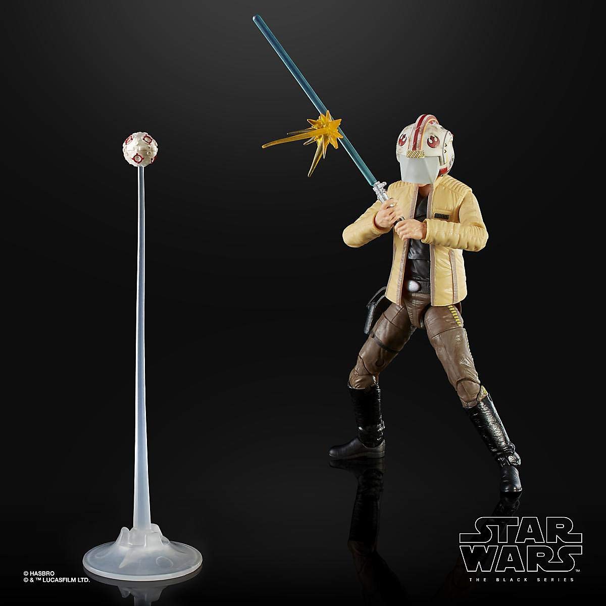Hasbro- SW 19CM Luke Skywalker Ceremony Figurka 19 cm Star Wars Black Gloval Convention, Multicolor (HSBE5291EU4)