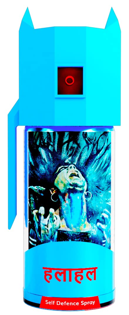 Extra Strong Pepper Spray for Women, Men, and Elderly 55 ml HALAHAL by Devil Will Cry (Pack of 3)-image-45