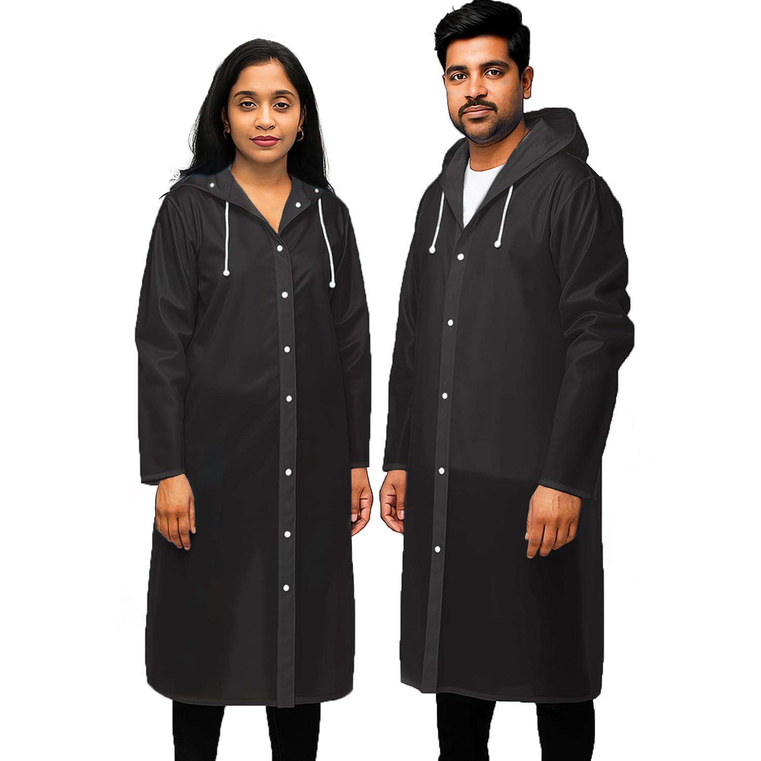 bundlepro Waterproof Rain Coat Hooded Universal Outdoor Water Resistant Portable Suit for Men Women Boys & Girls - Universal Size, 1 Pc-picture-30