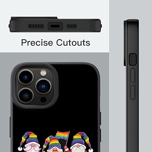 Miniatura 4 de Peace Love Pride Rainbow Gnomes LGBTQ Love Flag - Funda compatible con iPhone 16, 15, 14, 13, 12, 11 Pro Max, Galaxy S25, S24, S23, S22, S21, S20,