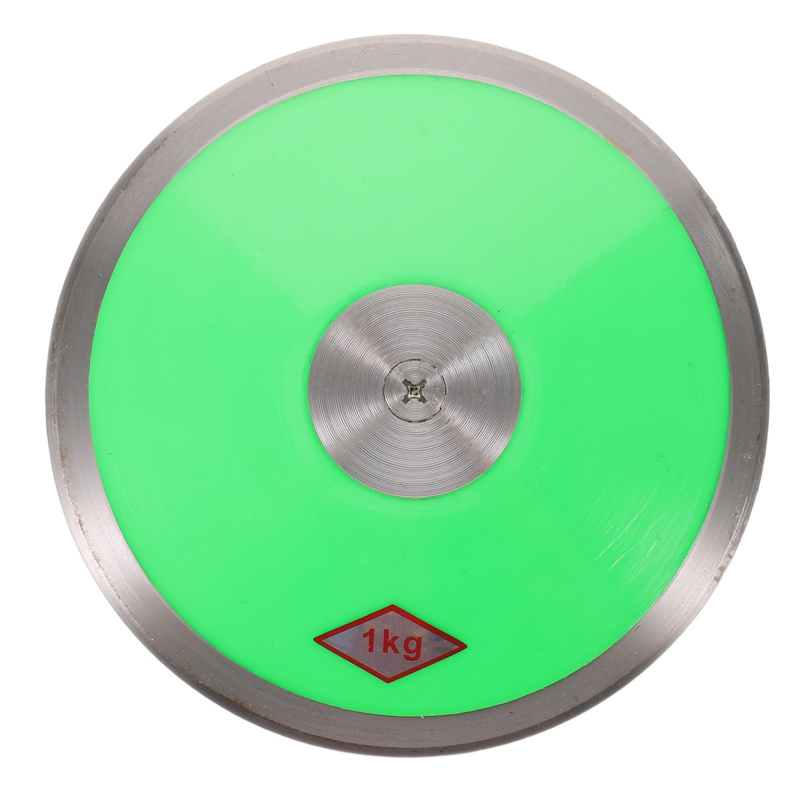 Veemoon Disco de goma de 1 kg para lanzamiento de atletismo escolar