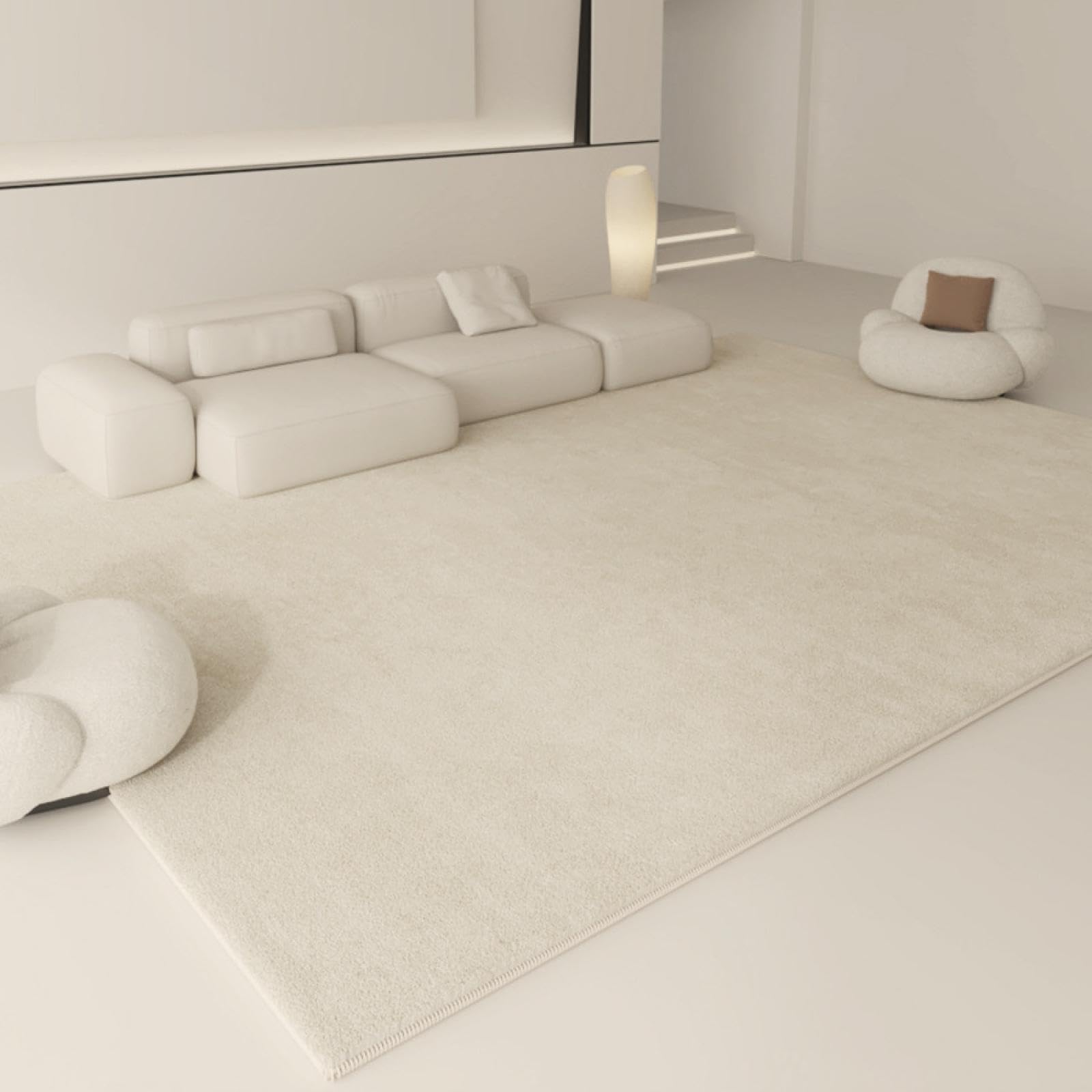 Tapis pour baie vitrée et canapé couverture de chevet minimaliste antidérapante