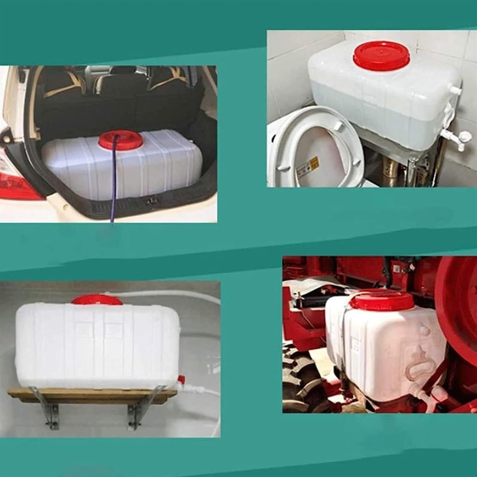 Zbiornik na wodę do kampera 25 l/50 l/100 l/150 l/200 l plastikowy zbiornik na wodę używany na zewnątrz, kemping, gospodarstwo domowe, przenośny, piesze wycieczki, huragan, nagły wypadek (size_na
