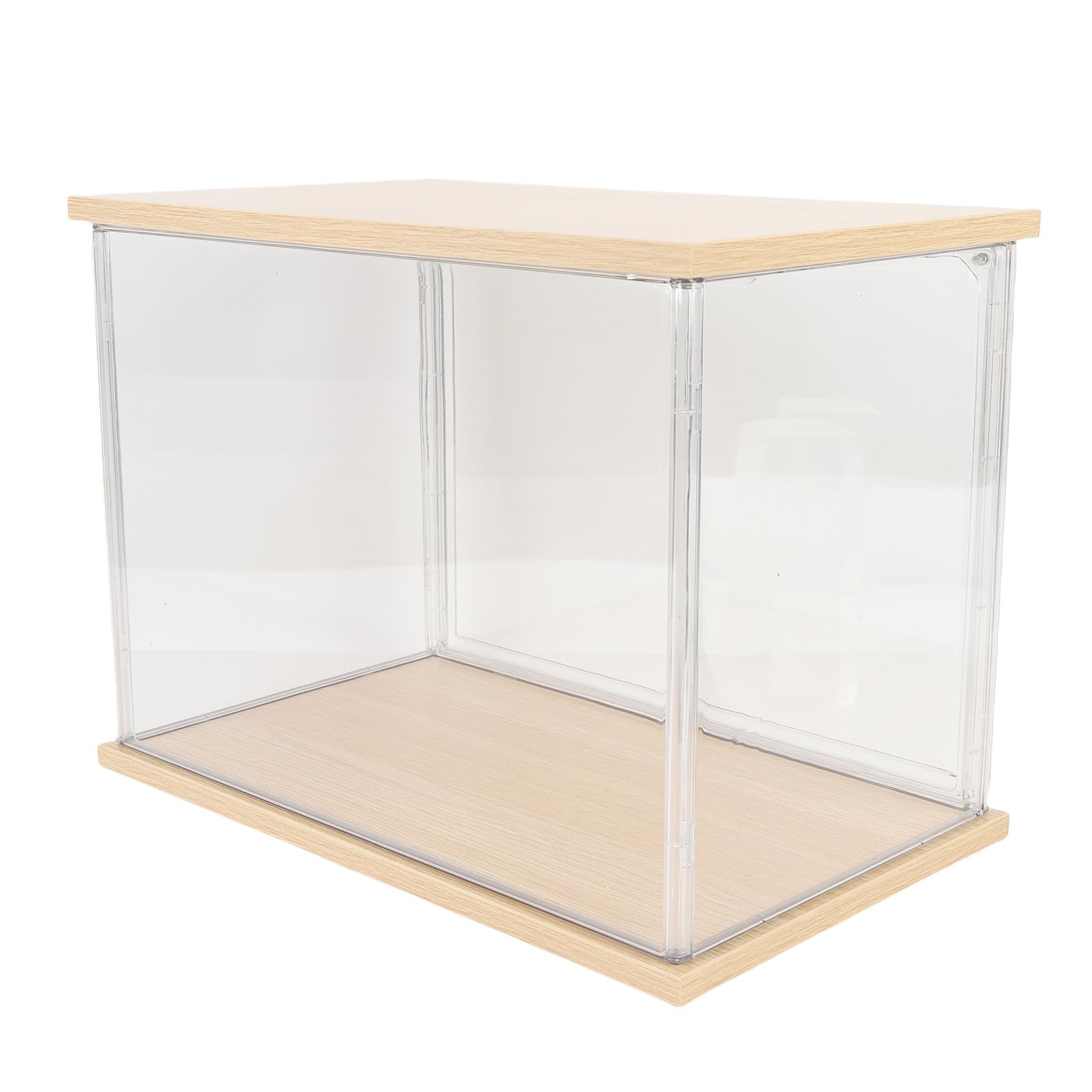 Topiky Witryna z Figurami Plastikowe Pudełko do Organizowania Lalek Pamiątki Figurki 14,3 X 8,7 X 10,7 Cala (YELLOW)