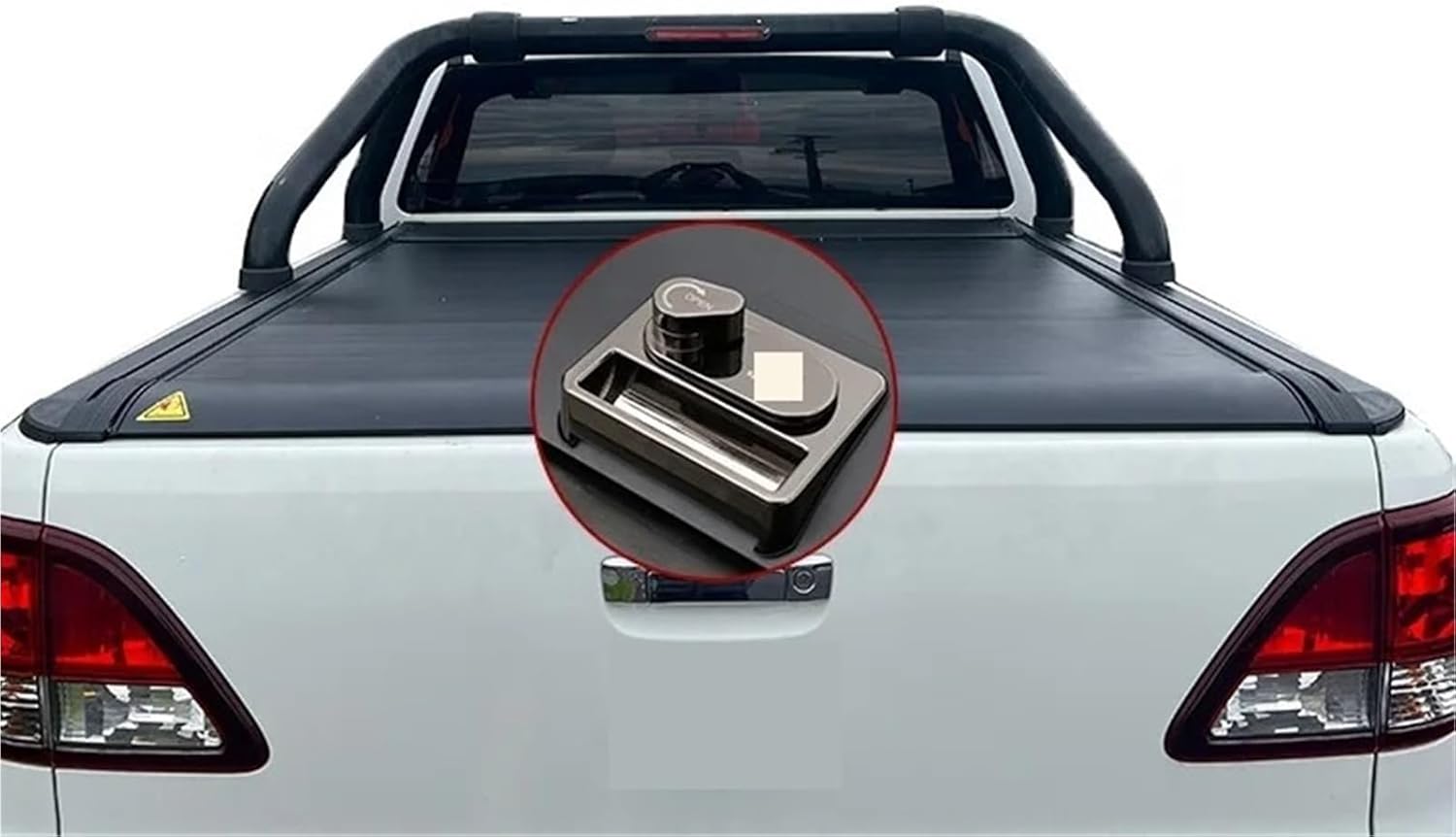 Custom Logo Lockable Manual Password Lock Aluminum Alloy Pick Up Truck Bed Cover Tonneau Cover Compatible with Mazda Back Cover Bt-50 2017(02 with Passwordlock)