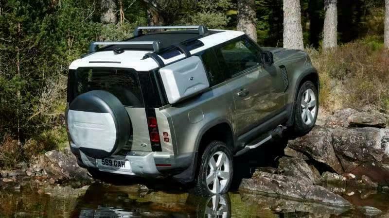 2 piezas estribos laterales para Land Rover Defender 90 2020-2026 miniatura 6