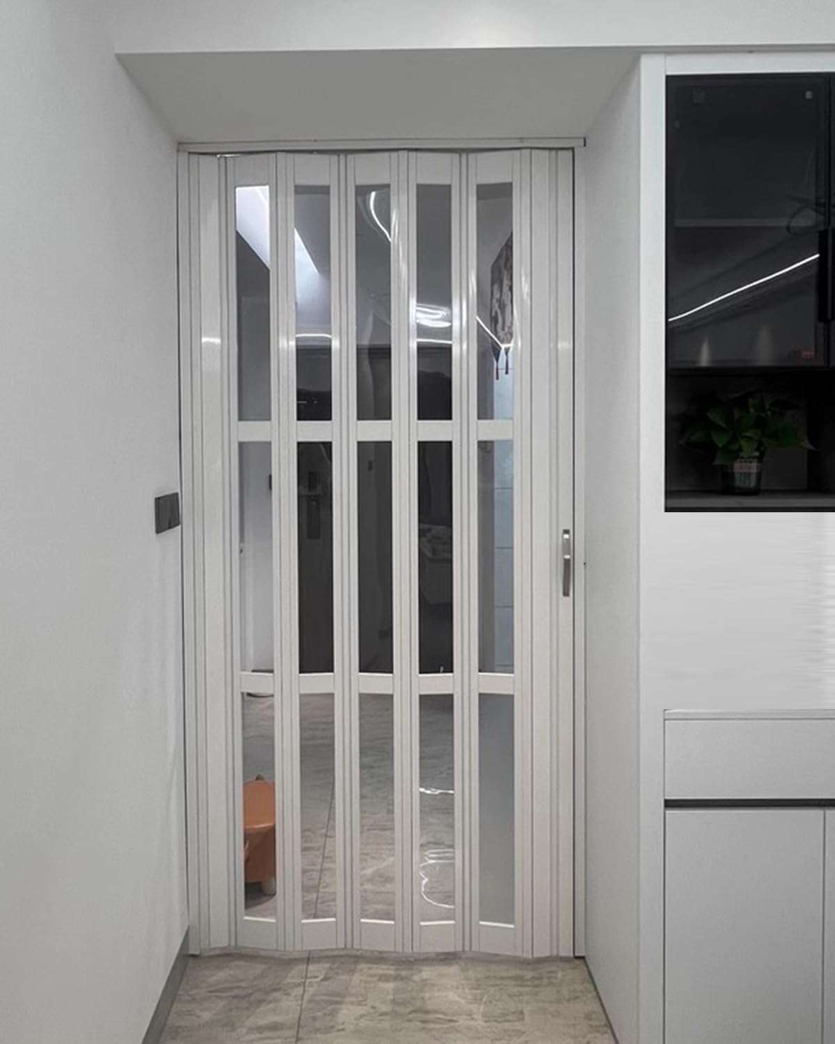 Porte pliante coulissante magnétique pour retrouver le calme à la maison