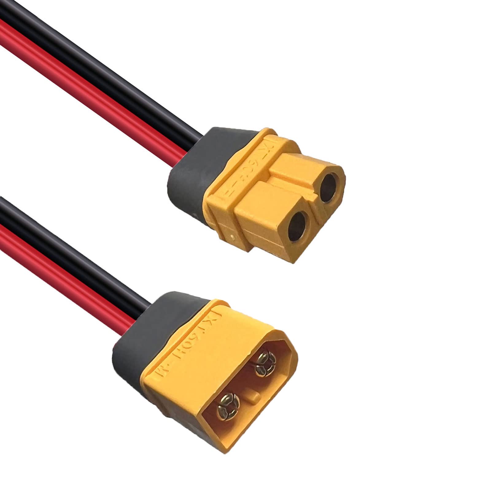 XT90 Male XT60 Female Create Idea XT90 To XT60 Adapter Cable - 12AWG RC XT90 Male XT60 Female Create Idea XT90 To XT60 Adapter Cable - 12AWG RC