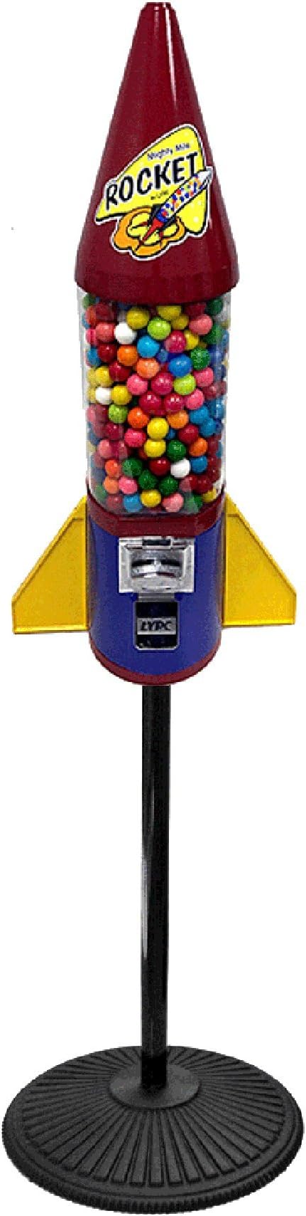 Fiesta Mighty Mite Rocket Gumball Machine with Stand