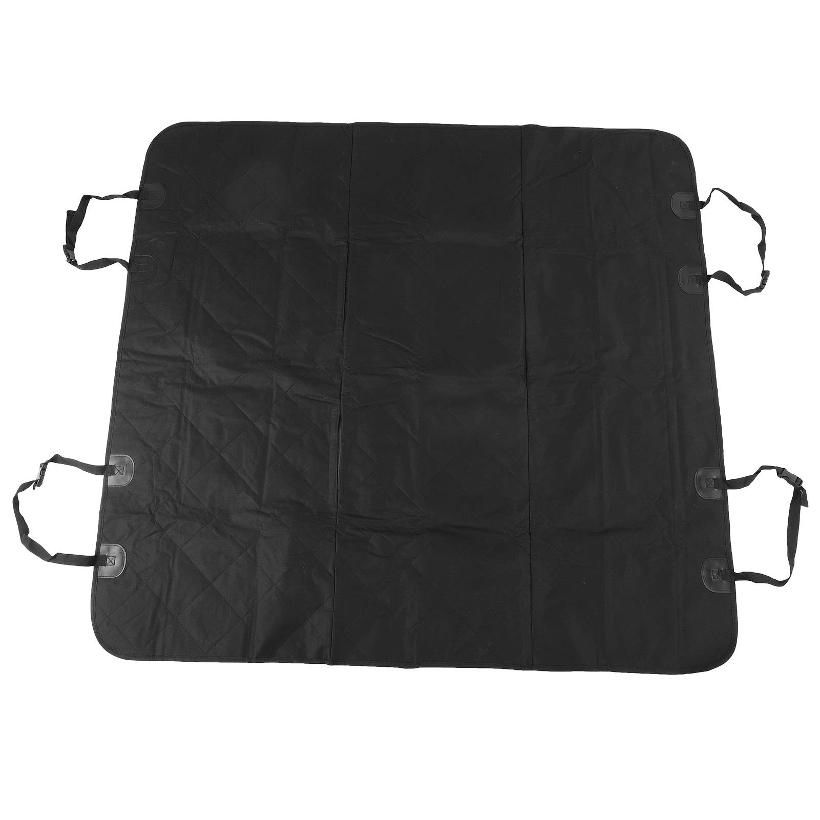 Haustier-Automatte, Hunde-Fracht-SUV-Auskleidung, robuster Haustier-Autositzbezug, Hundehängematte, Reisen, Camping, Oxford-Stoff, schwarz, 137 x 147 cm