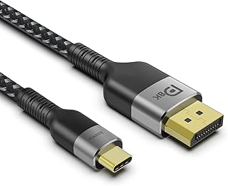 USB C to DisplayPort 1.4 Cable, Answin 6FT 8K (4K@60Hz/144Hz/120Hz) Thunderbolt 3 to DisplayPort Cable 32.4Gbps Alt Mode for iPhone 15 Series, M1/M2 MacBook Pro, MacBook Air/iPad Pro, XPS 15 and More