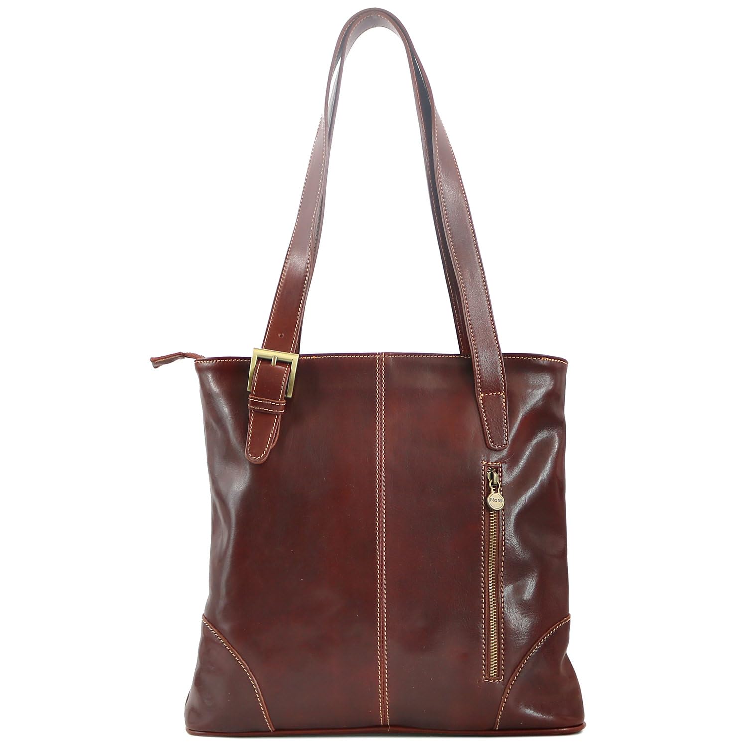 Floto Tavoli Shoulder Bag Hobo Womens Bag in Italian Calfskin Leather