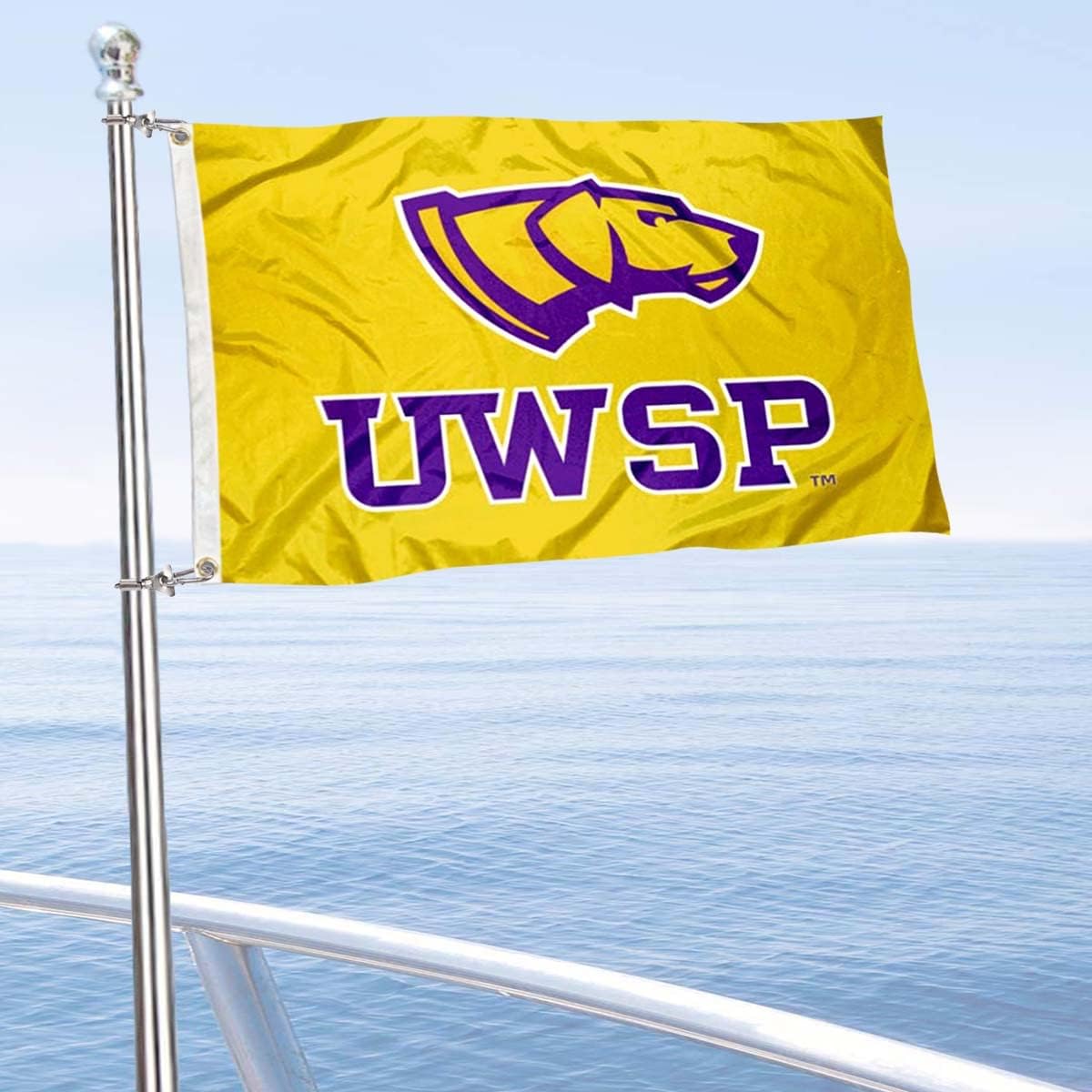 UW Stevens Point Pointers Boat and Nautical Flag - Image 2