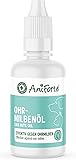 AniForte Ohrmilbenöl für Hunde, Katzen, Nagetiere, Haustiere 20ml - Sanfte Pflege bei Ohrmilben, Ohrentropfen Milben, Juckreiz im Ohr, Ausfluss 20 ml
