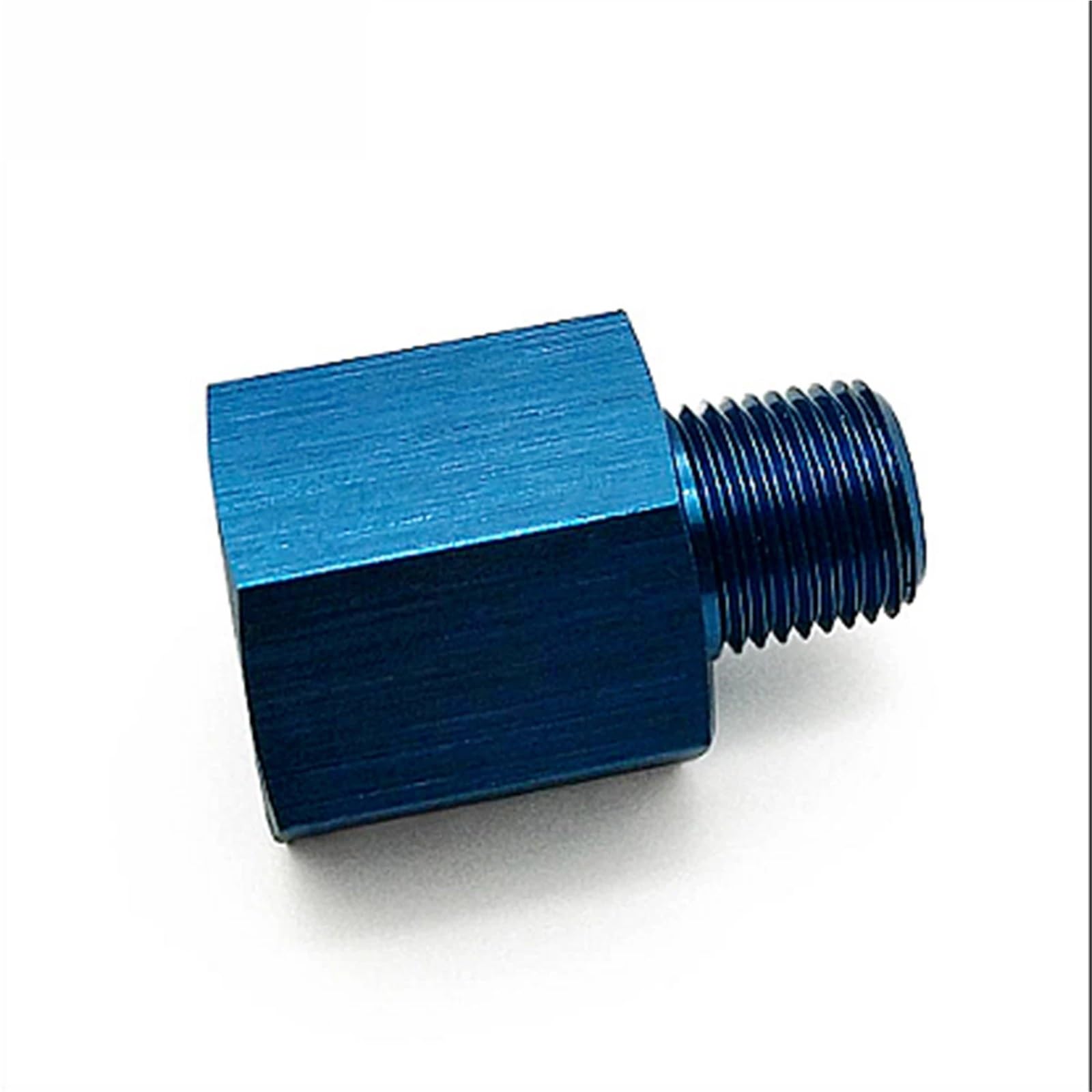 Conector adaptador de sensor de presión de combustible y aceite de aluminio M12x1,5 hembra a 1/8 NPT macho