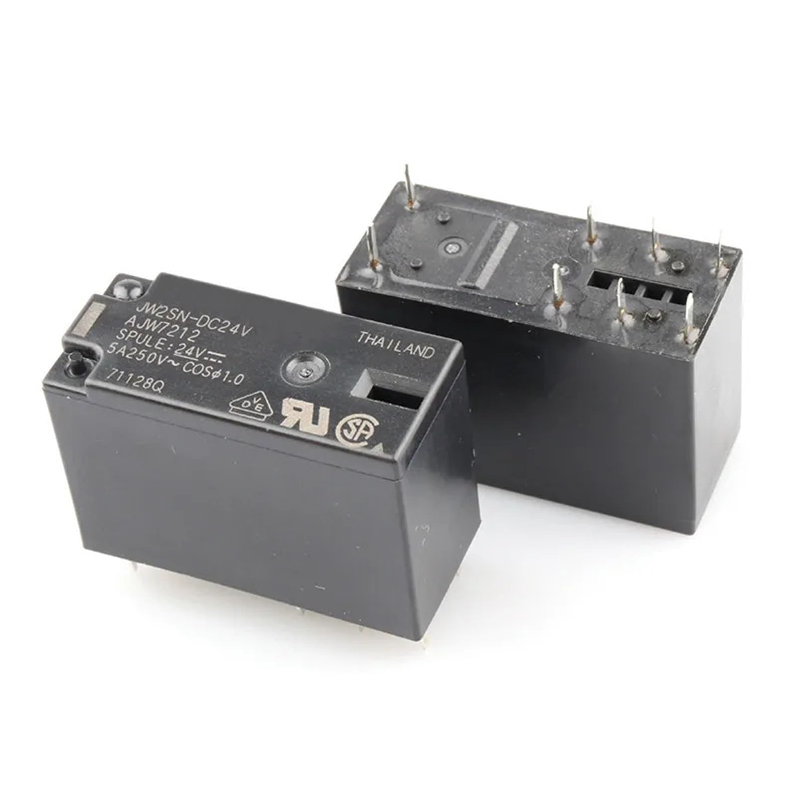 Relais de puissance JW2SN DC24V commutateur 8 broches pour automatisme
