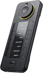 Teclado Programável Sem Fio XENCELABS, Teclado Mecânico Macro Pad com 40 Atalhos de Aplicativos, Tela OLED, Teclado de Atalho para Mesa Digitalizadora, Editor de Vídeo PC Laptop Mac, Preto