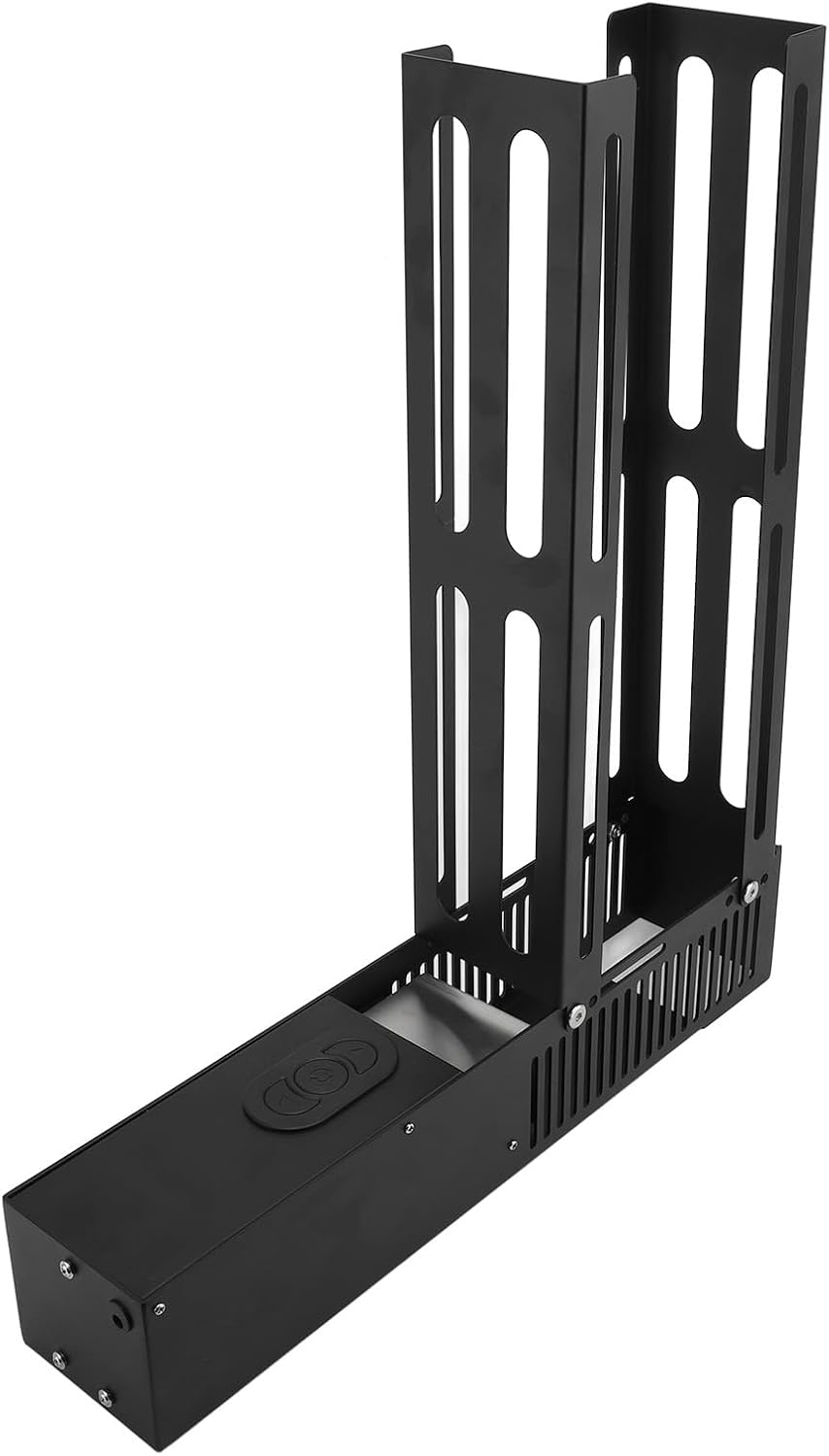 Electric Can Crusher, Key Control Auto Cycle Function, Crushes 12oz & 16oz Cans, 8 Cans At A Time Storage Baskets & Metal Shell, for Waste Recycling (US Plug)