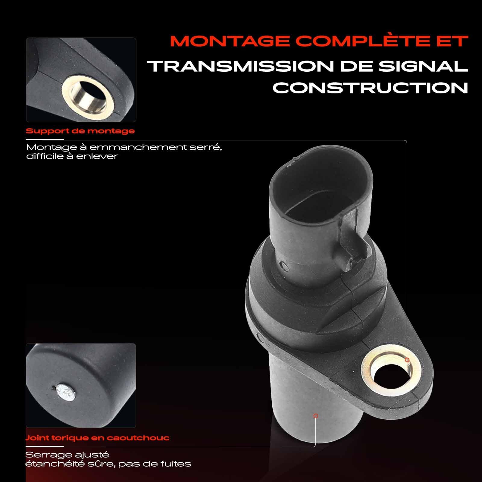 Frankberg Générateur d'impulsions du capteur de position du vilebrequin | Compatible avec: Idée 350,Doblo Box/MPV 223,Punto Box/Hatchback 199,312,Ligne 110 323,Doblo MPV 119 223,Fiorino MPV 225