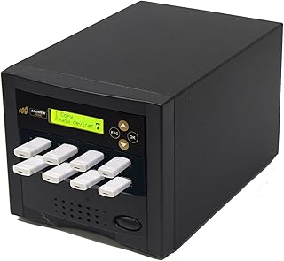 Acumen Disc 1 to 7 USB Duplicator - Multiple Standard-A Flash Memory Card Copier & Sanitizer (DOD Compliant) System - 2.0/3.0 Digital Key Dongle/SSD/External Hard Drive Mass Storage