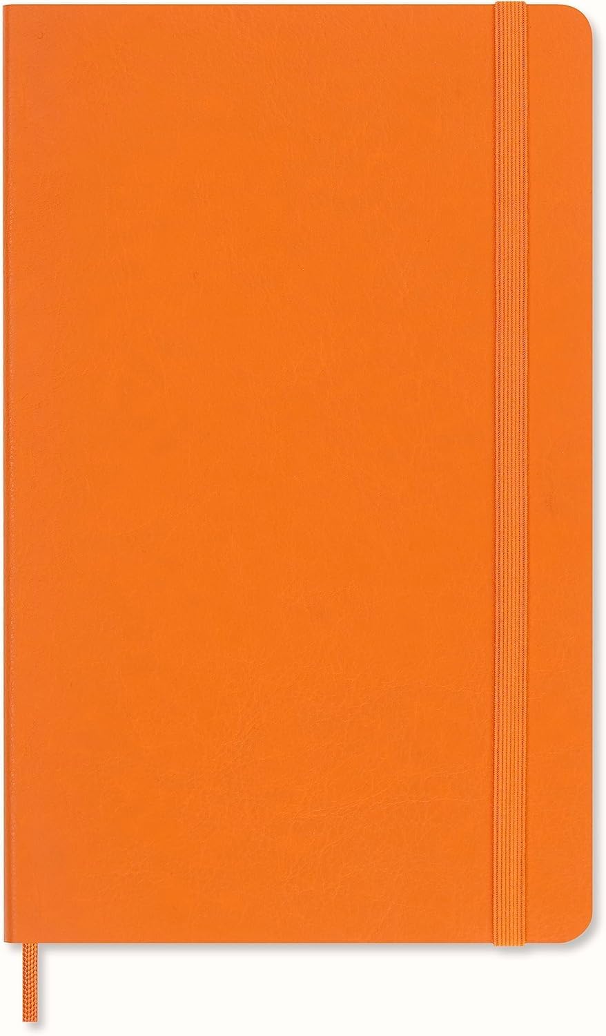 Moleskine Limited Edition Notebook Vegea, Large, Ruled, Orange Capri, Soft Cover (5 x 8.25)