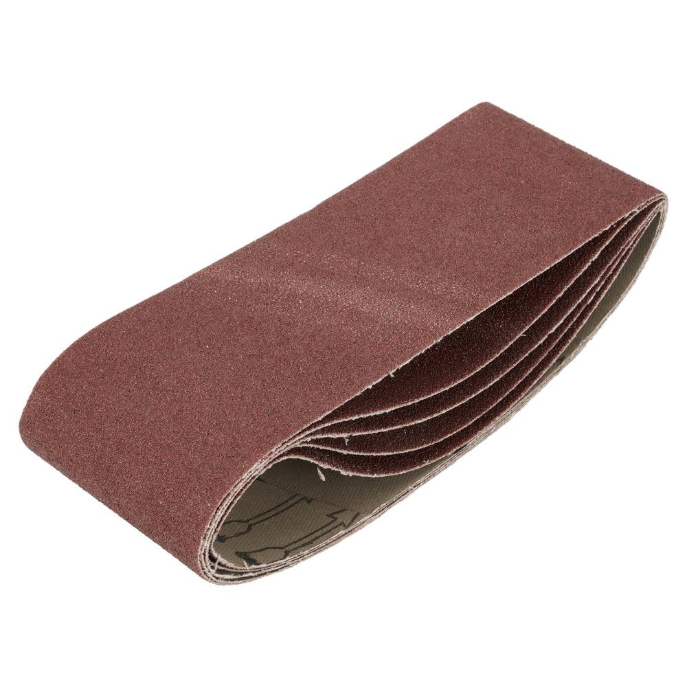 5 nastri abrasivi 75 x 457 mm, grana 60/80/120/240, strumento abrasivo per la lavorazione del legno, per legno, lucidatura dei metalli, levigatura, carta vetrata, grana 240, spedizione entro 24 ore