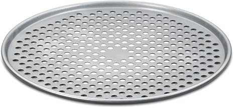 Cuisinart 14-Inch Pizza Pan, Chef's Classic Nonstick Bakeware, Silver, AMB-14PPP1
