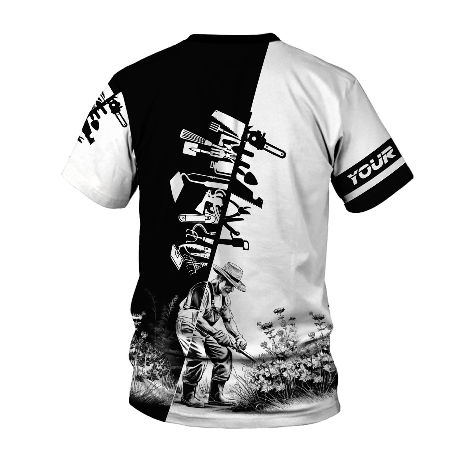 Personalized Landscaper Shirt for Men Women, Gardener 3D T-Shirt, Landscape Architect Hoodie Shirts Gift Landscapers 4 Multicolor