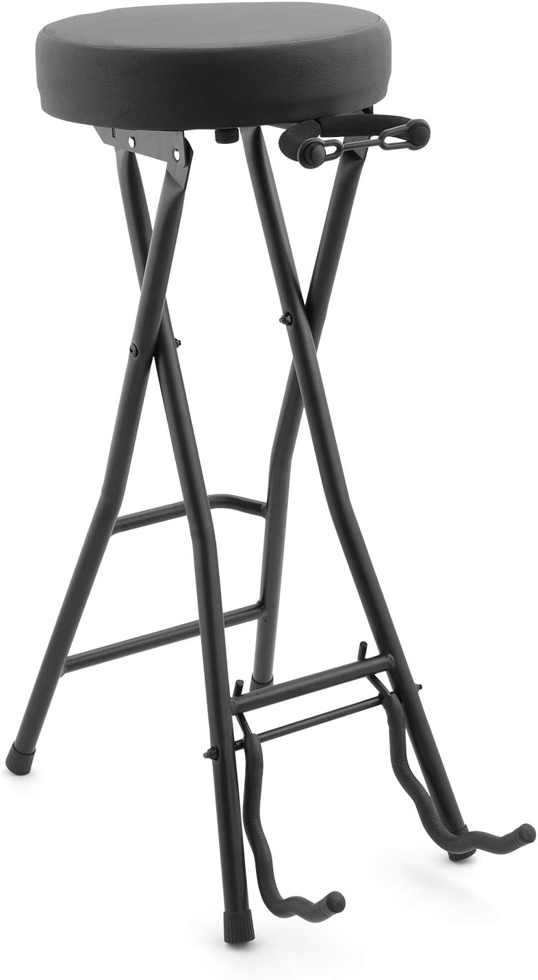 Gator Frameworks Guitar Seat with Padded Cushion, Ergonomic Backrest