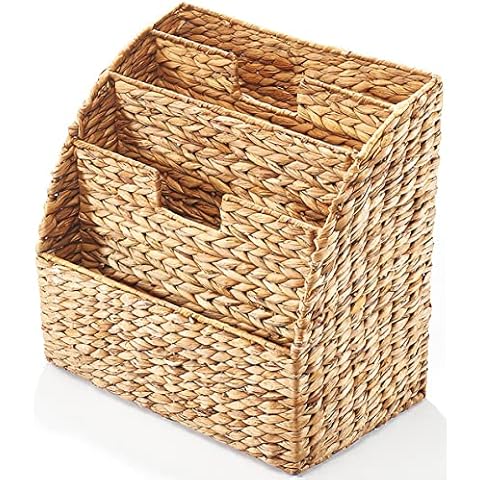 Kobolo Zeitungsständer Zeitungskorb aus Wasserhyazinthe - 40x25x41 cm Cover