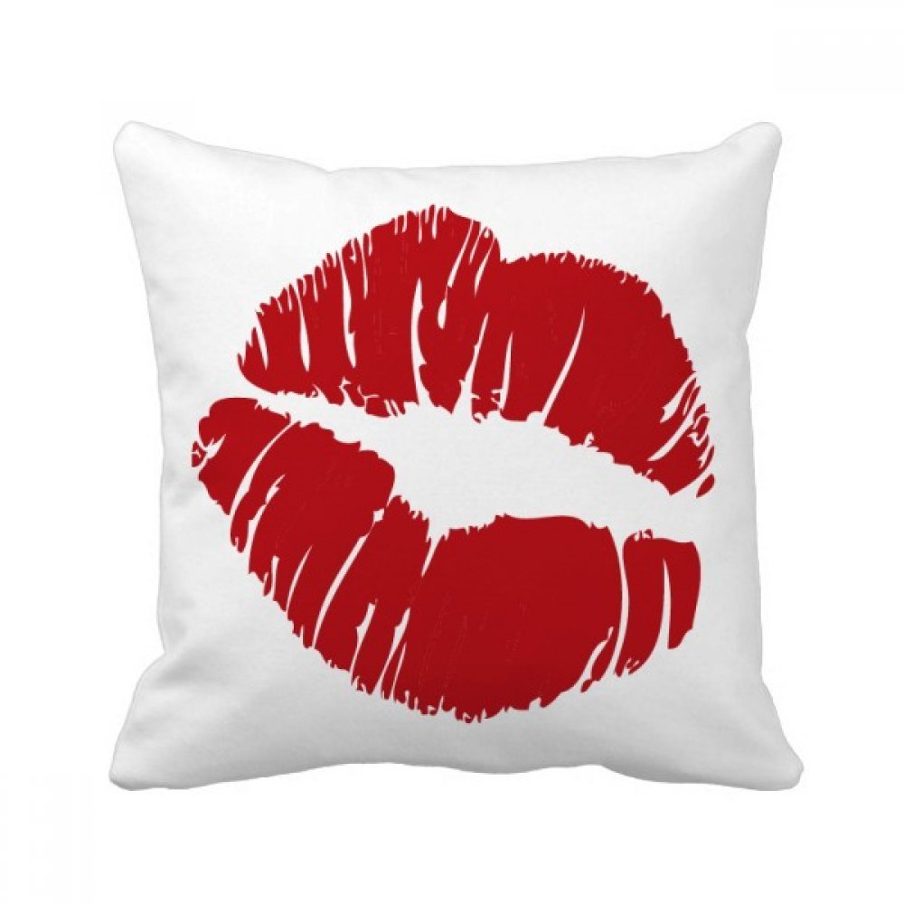 Coussin rouge hot sexy lèvres pour raviver un canapé terne
