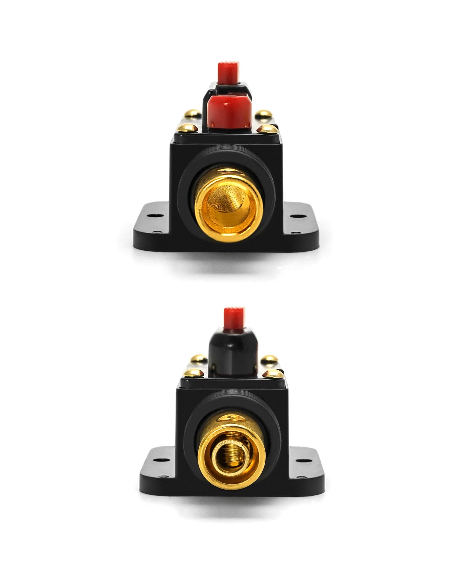 QWORK 150A Sicherungshalter Mit Manueller Rückstellung - 12-24V DC Leistungsschalter Für Auto Audio