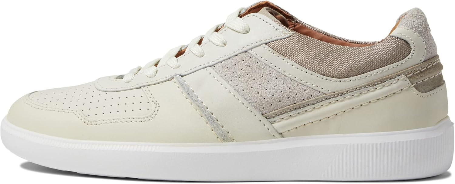 Clarks mens Cambro Race Sneaker, Off White Combi, 10.5 US
