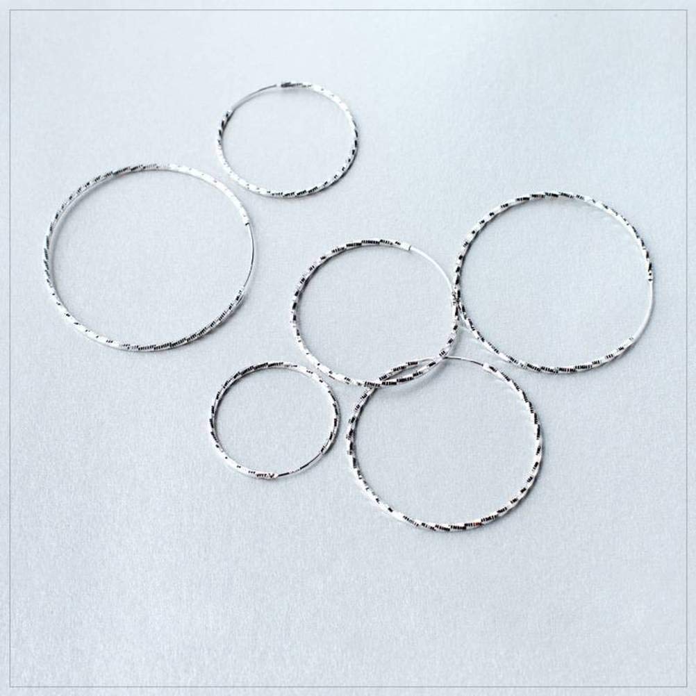 Pendientes ZUOZUIYQ para Mujer, S925, aro Grande, Moda Coreana, Elegantes, 4,5 cm, grifos para el hogar