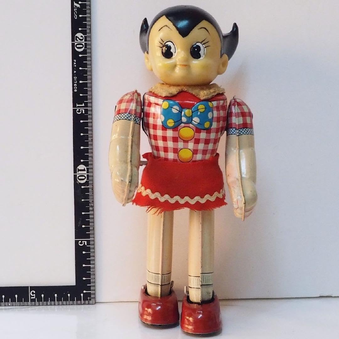 Amazon.co.jp: 旧ウランちゃん鉄腕アトム当時物ブリキ製歩行人形TIN箱 