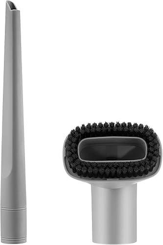 Paquete de 2 herramientas para hendiduras y cepillo de polvo de repuesto compatibles con Shark Navigator Lift-Away Aspiradora Accesorios para NV350,