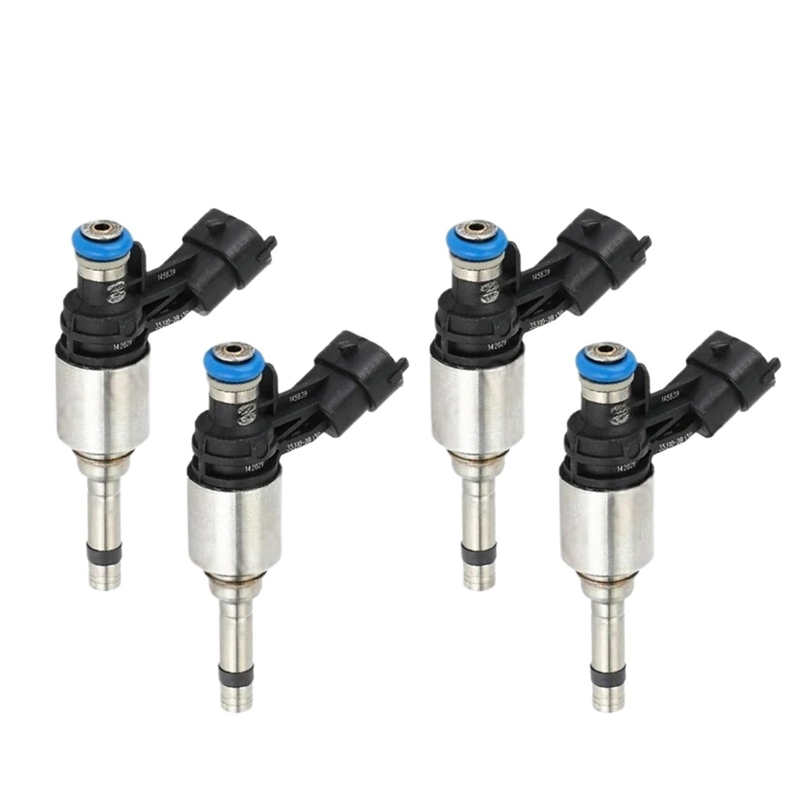 4 inyectores de combustible OEM 35310-2B130 compatibles con Hyundai Accent Veloster 1.6 (2012-2016) y Kia Rio 1.6L y Kia Soul 1.6L (35310-2B110).
