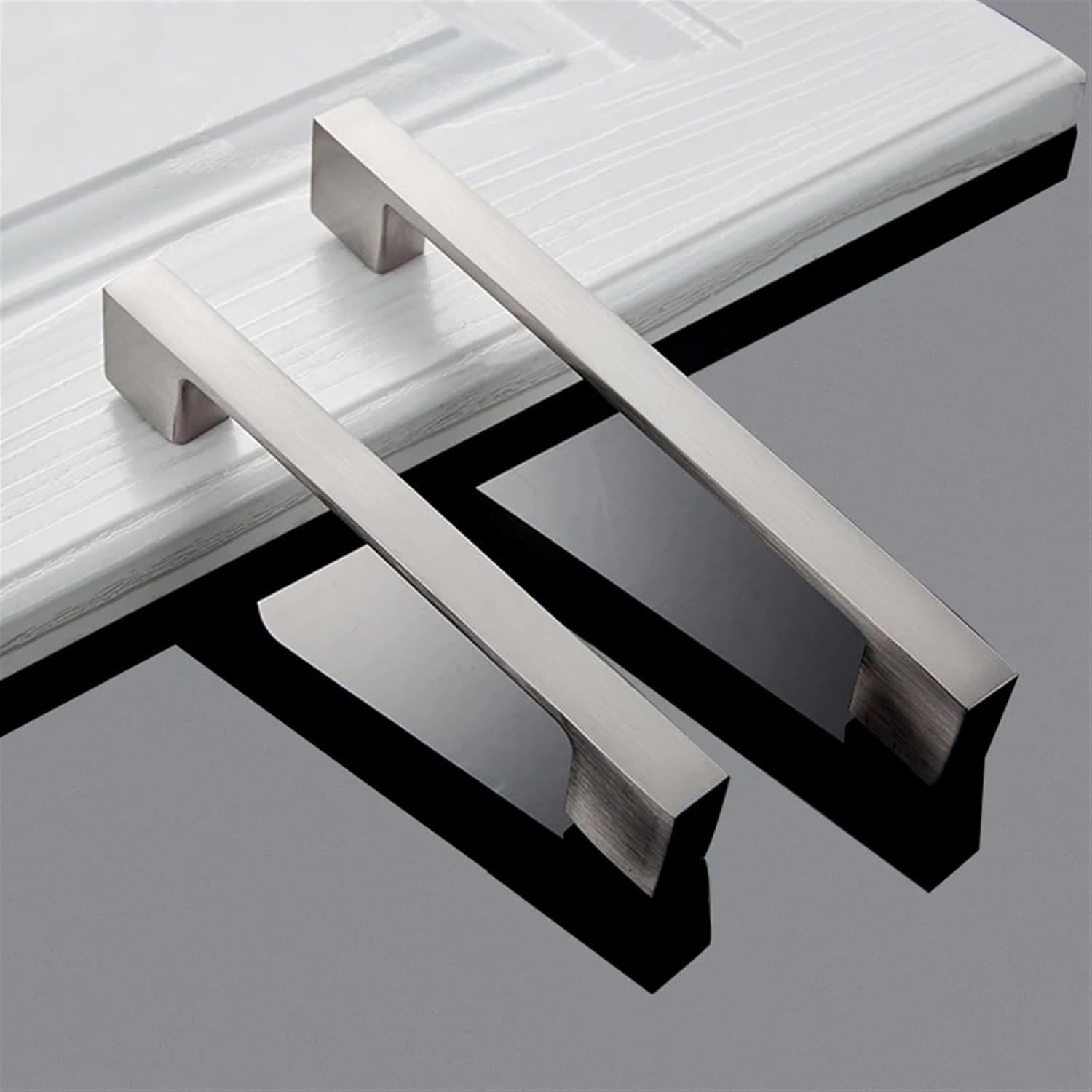 Modern Cabinet Handles Drawer Knobs Aluminum Alloy Wardrobe Door Handle Brushed Pulls Modern Style Furniture Handle 128mm/160mm 1Pcs (Color : 128mm)