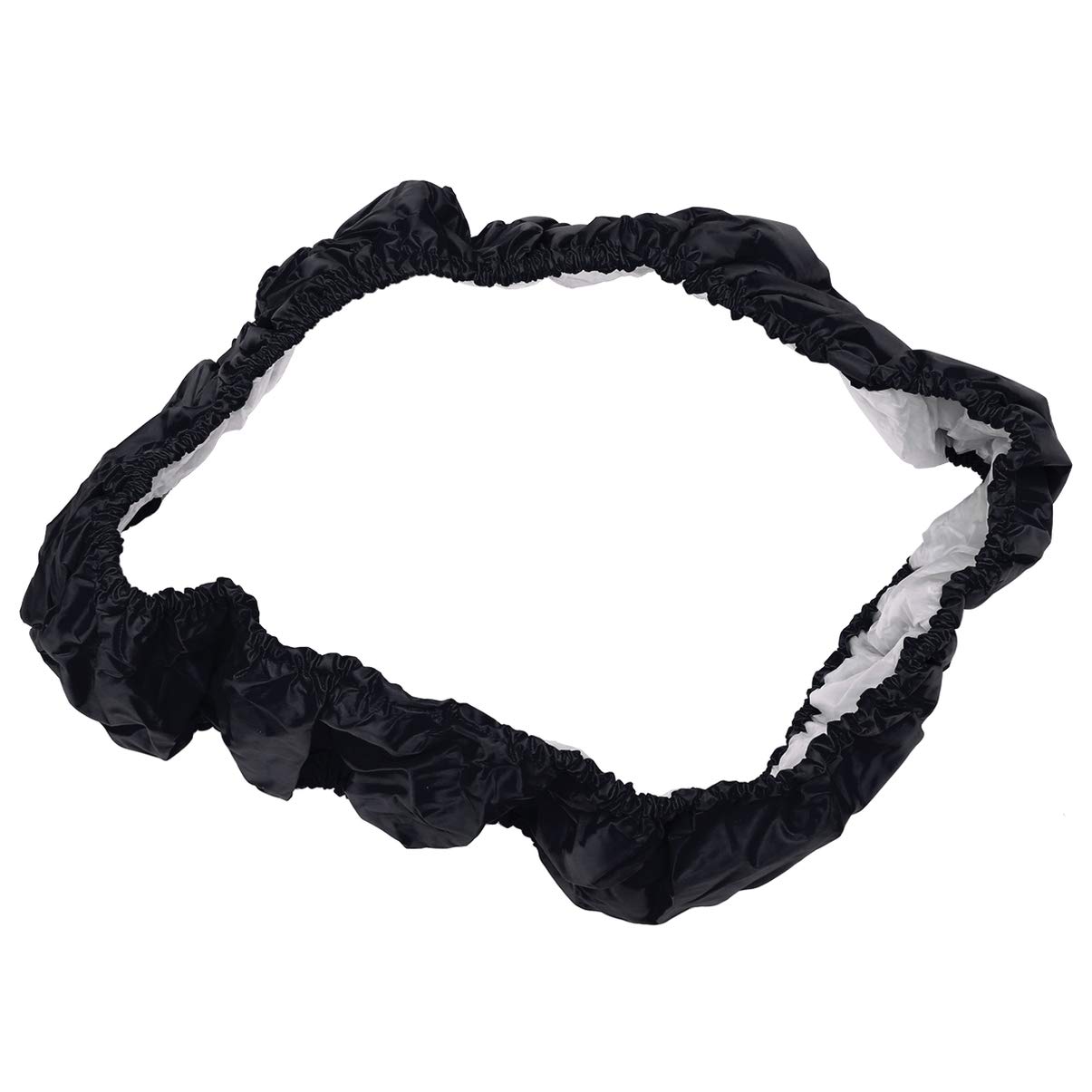 CLISPEED Trampoline Replacement Safety Pad for Mini Exercise Trampoline Home Or Clinical Use Black (Diameter 122cm)