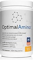 Vista 12 de OptimalAmino La mejor bebida de recuperación antes y después del entrenamiento, suplemento de aminoácidos esenciales de uso del 99%, certificado NSF