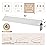 Bedluxe Queen Bed Wedge Pillow for Headboard, Wedge Pillow Headboard, Pillow Wedge for Headboard Gap, Bed Gap Filler- Fill The Gap (0-7) Between Headboard and Mattress (Air-Layer White, 60x10x6)
