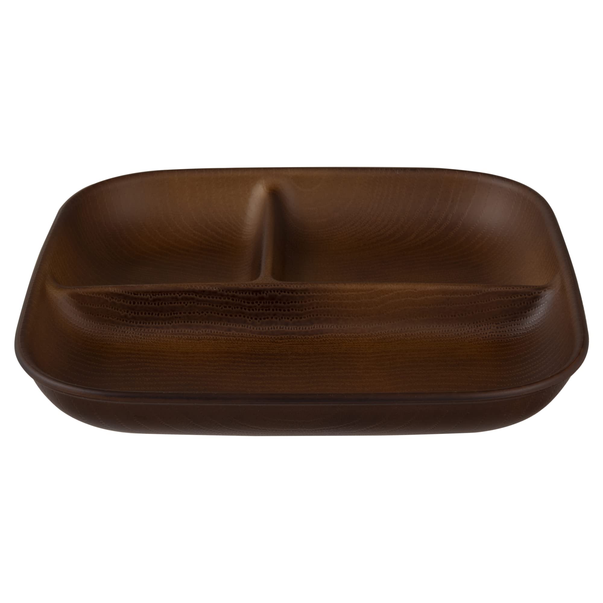 Amazon.co.jp: 正和 Showa NH home 仕切り皿 木目 樹脂 スクエア ワン