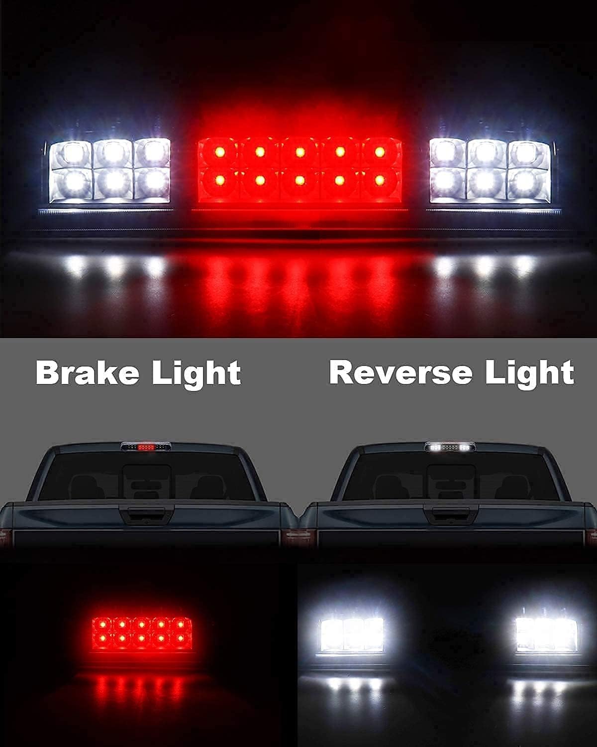 LED 3rd Brake light Compatible with F150 2004 2005 2006 2007 2008 Third brake light F150 Tail Cargo Lights Hight Mount Stop light With Seal Gasket
