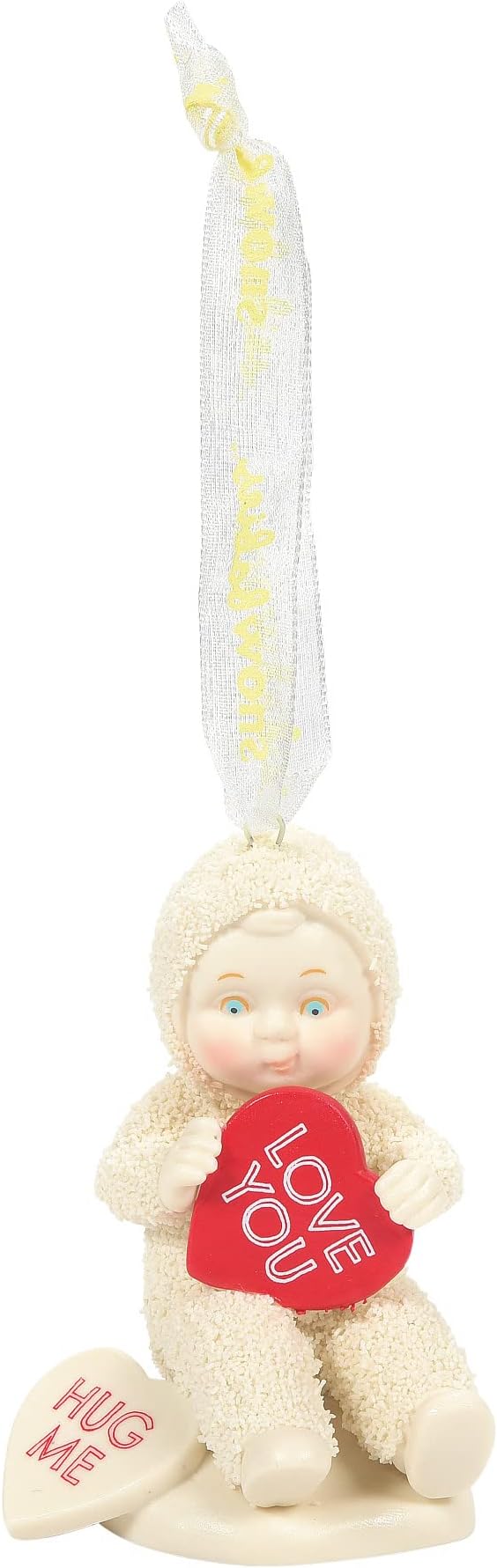 Department 56Snowbabies XOXO Love You Hug Me Hanging Ornament, 2.95 Inch, Multicolor