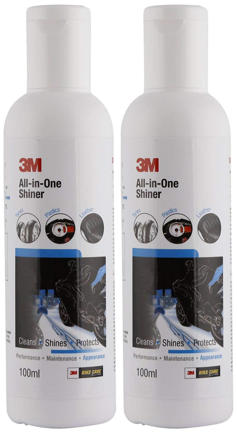 3M Bike Care All-in-One Shiner, Use on Tyres, Plastics and Leather (100ml Each, Pack of 2)-picture-20