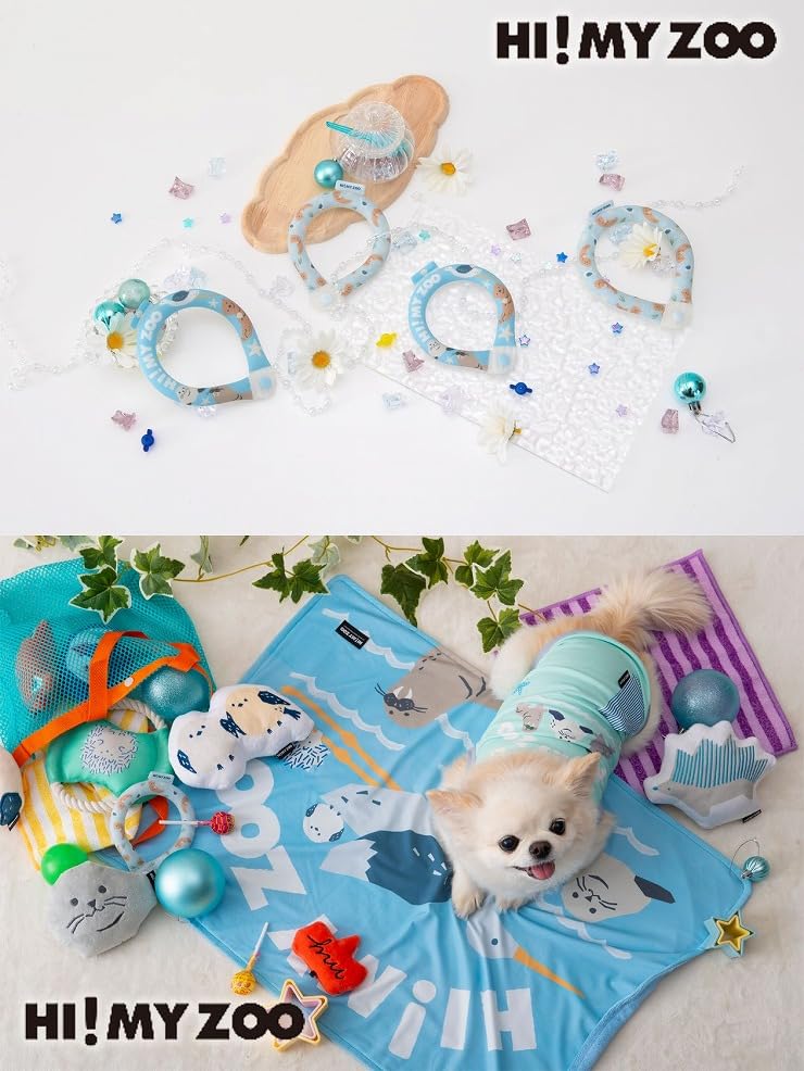 Amazon.co.jp: HI! MY ZOO ペット用クールネックバンド 【28℃で自然