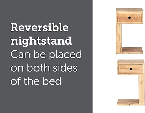 Miniatura 8 de South Shore Mesa auxiliar Kodali, madera natural