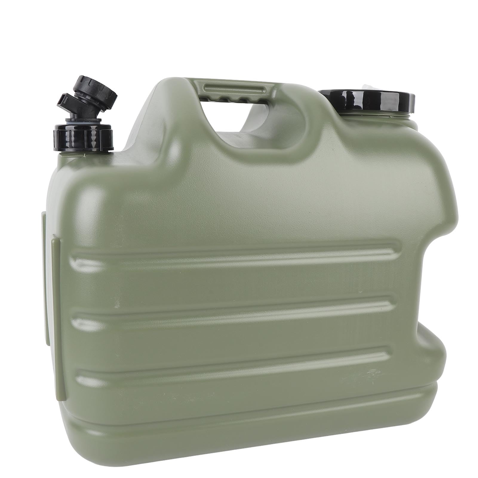Camping-Wasserbehälter mit Zapfen, verdicktes PE, auslaufsicher, große Kapazität, Camping-Wasserspeicherkrug für Auto im Freien (25L)