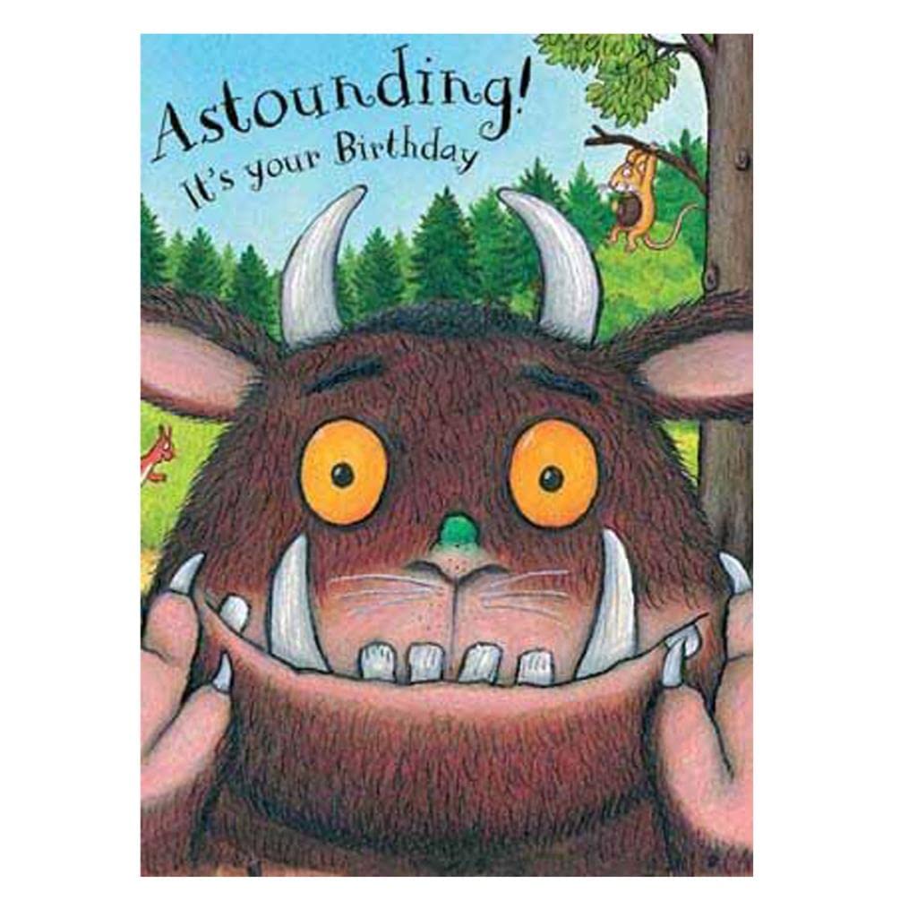 The Gruffalo Geburtstagskarte Von Danilo – Für Jedes Alter, Offiziell Lizenziert, Mit Umschlag