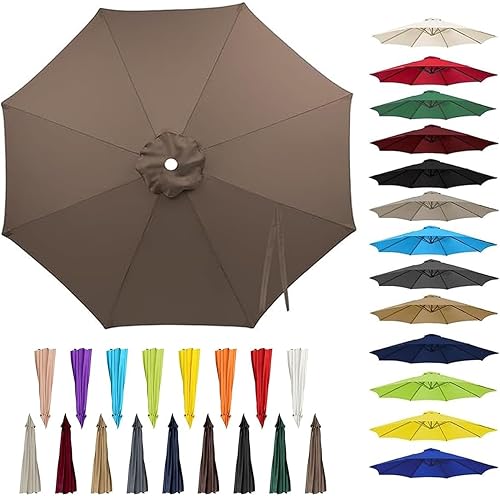 Auvent De Remplacement pour Parasol 2,3/2,5/2,7m/3,0m EYKWKB